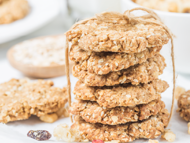 Galletas de avena y pasas con Mantequilla Tradicional Alma.